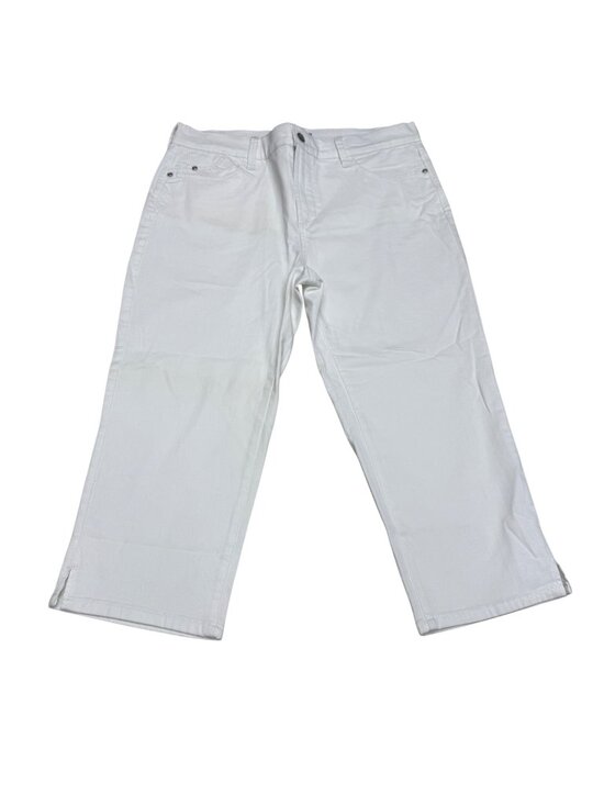 NYDJ Denim - NYDJ Lift X Tuck Women's Crop White Denim Pants, Size 12 NWOT